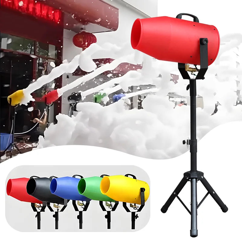 Waterproof 1000W Colorful Commercial Party Foam Machine Pool Bubble Foam Party Cannon Machine